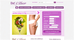 Desktop Screenshot of diet-et-plaisir.com